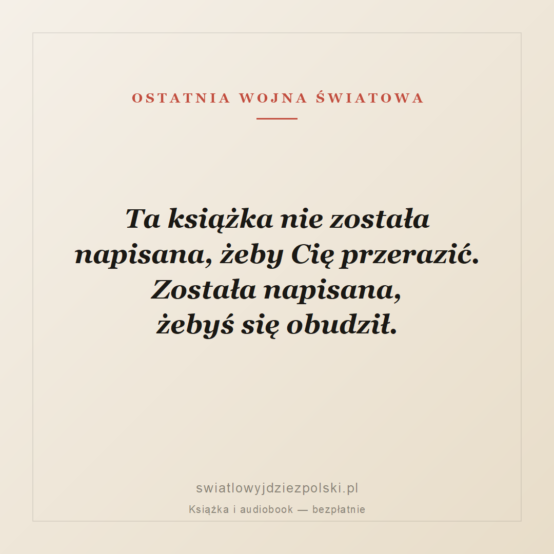 Cytat: żebyś się obudził